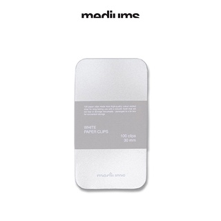 MEDIUMS WHITE PAPER CLIPS