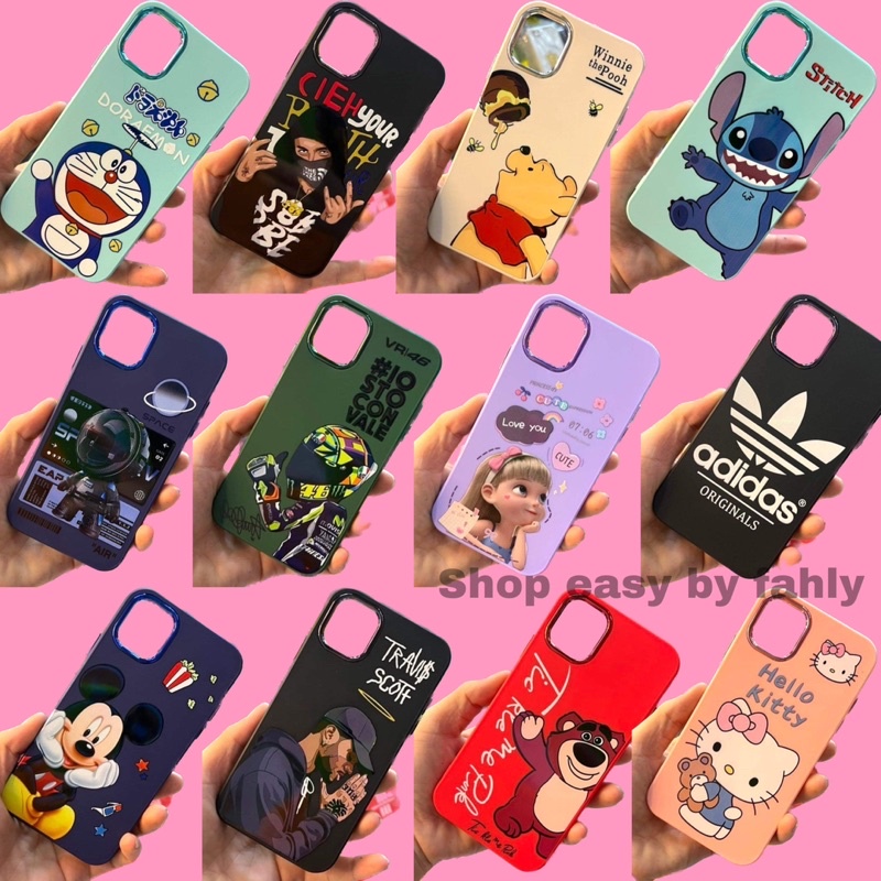 🦄 Case 11 / 12 / 12’pro / 11pro’maX  กำมะหยี่ด้านใน ขอบโครเมี่ยมการ์ตูน สินค้าพร้อมส่งจากไทย🦄🐰