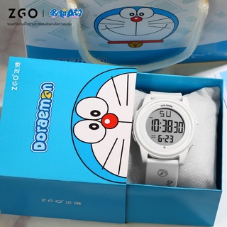 Zhengang Doraemon Joint นาฬิกาข้อมืออิเล็กทรอนิกส์ กันน้ํา อเนกประสงค์ สําหรับเด็กผู้ชาย และเด็กผู้หญิง