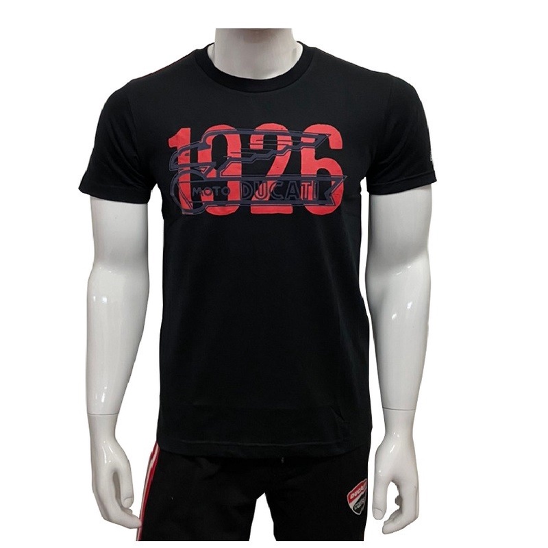 DUCATI T-Shirt เสื้อยืดดูคาติ DCT52 003 สีดำ