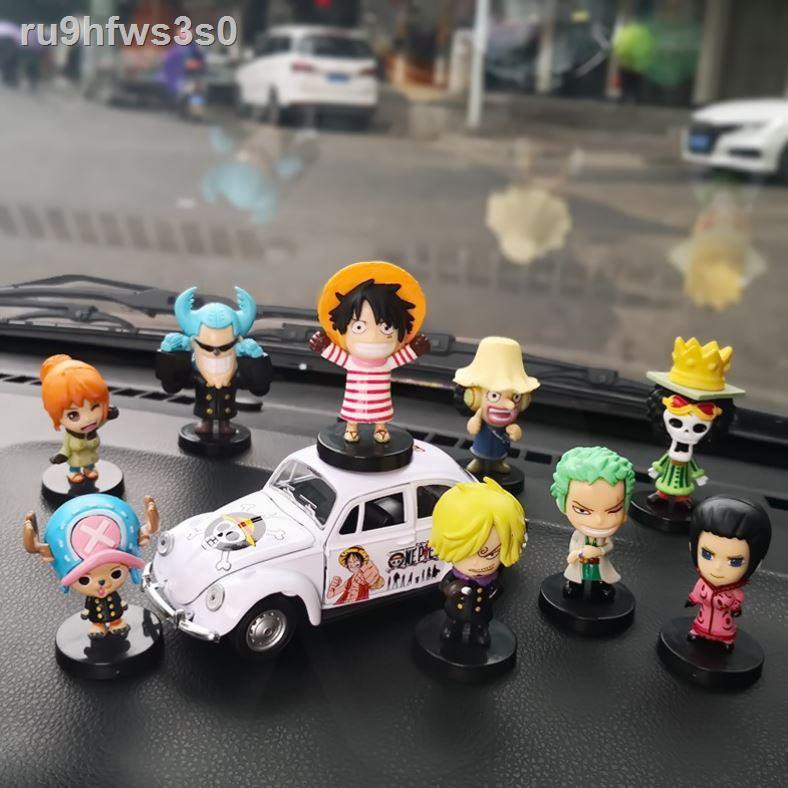 ชุดแต่งภายในของ One Piece Car Luffy Chopper ตกแต่งตุ๊กตาดาราสุทธิเขย่า ...