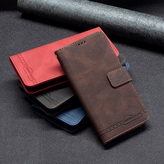 เคสโทรศัพท์มือถือหนัง ฝาพับแม่เหล็ก พร้อมช่องใส่บัตร สําหรับ Xiaomi Redmi 10 9 9A 9C Note 9S 10S Note 10 Pro 11 Pro