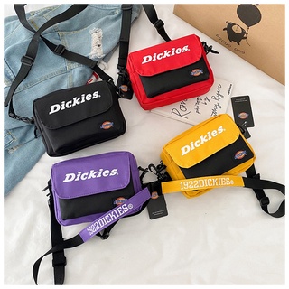 Dickies กระเป๋าคาดอก กระเป๋าสะพายไหล่ ผ้าแคนวาส ขนาดเล็ก จุของได้เยอะ สําหรับใส่โทรศัพท์มือถือ