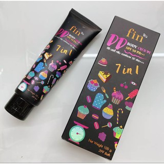 Fin DD Cream 7 in 1 ฟิน ดีดี ครีม ทาปุ๊ป ขาวปั๊ป กันน้ำ กันแดด (100ml.)