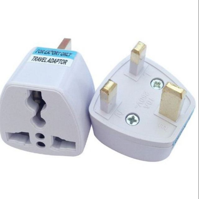 UK PLUG 3 PIN PLUG TOURISM CONVERSION PLUG