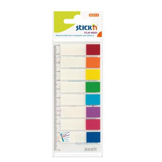 ฟิล์มโน้ตดัชนี (แพ็ค8สี) สติก เอ็น 21467 Index note film (8 color pack), Sticky 21467