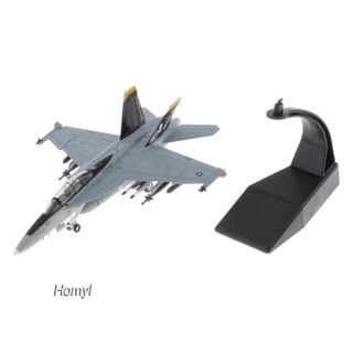 [Homyl] โมเดลเครื่องบิน 1:100 Diecast F/A-18 Strike ของเล่นสําหรับเด็ก