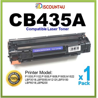 Discount4u .. ตลับหมึกเลเซอร์เทียบเท่า Toner Hp CB435A