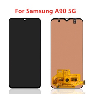 อะไหล่หน้าจอสัมผัส LCD แบบเปลี่ยน สําหรับ SAMSUNG Galaxy A90 5G A908 A908N A9080