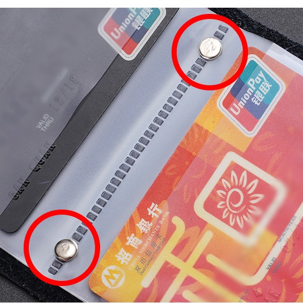 กระเป๋าสตางค์ หนัง PU 12 บิต ใส่บัตรเครดิต พาสปอร์ตได้ สไตล์นักธุรกิจ สําหรับผู้ชาย และผู้หญิง