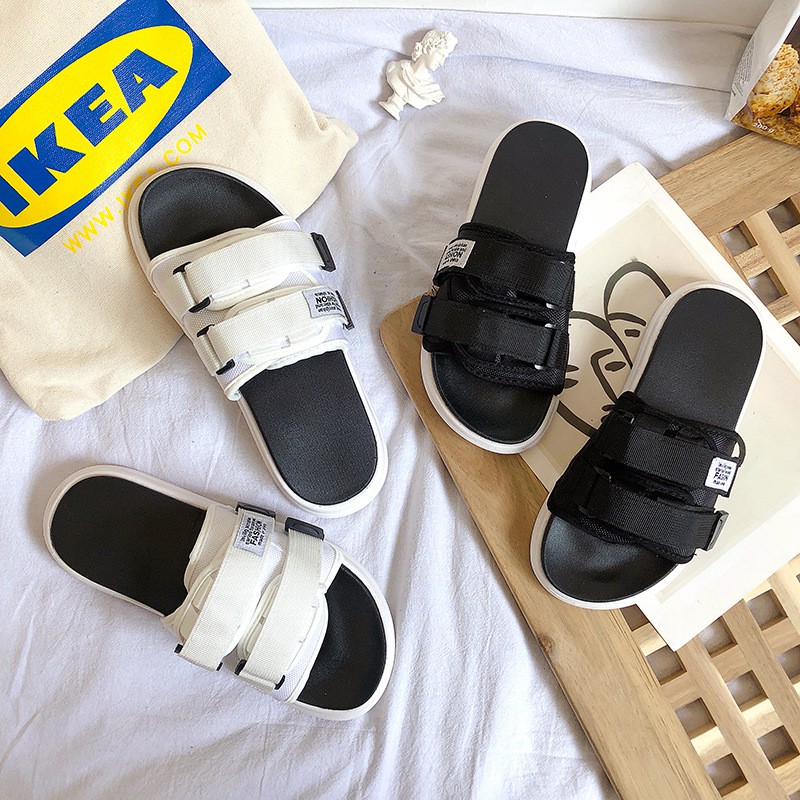 Shoes รองเท้าแตะแบบสวม ผู้ชาย ผู้หญิง น้ำหนักเบา สวมง่าย ใส่สบาย J78