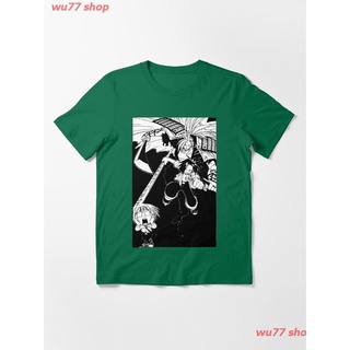 New Shaman King Essential T-Shirt เสื้อยืดพิมพ์ลายการ์ตูนมังงะ ดผ้าเด้ง คอกลม cotton ความนิยม discount Unisex