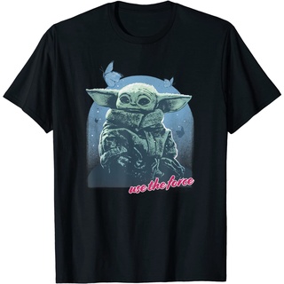 เสื้อยืด พิมพ์ลาย Star Wars The Mandalorian Grogu Use The Force R14 สําหรับผู้ชายS-5XL