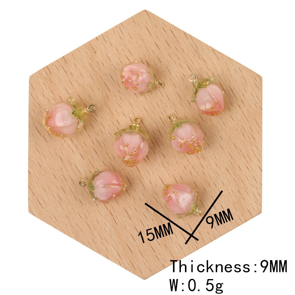 Mxmusty จี้เรซิ่น 3D รูปสตรอเบอร์รี่ Diy สําหรับทําเครื่องประดับสร้อยคอ ราคา ถูกที่สุด ดีลบีเคเค แกลเลอรีภาพที่ 2