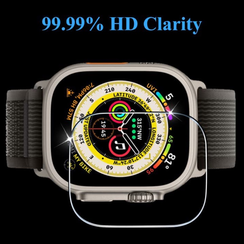 ฟิล์มกระจกนิรภัยกันรอยหน้าจอ กันรอยขีดข่วน สําหรับ Apple Watch Ultra 49 มม. Apple Watch 8 Pro 49 มม. - รูปที่ 5