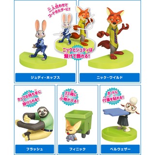 กาจาปอง มินิฟิกเกอร์ชุด Zootopia (ครบเซ็ต 5 แบบ)