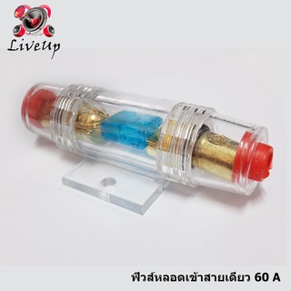 ฟิวส์หลอด กระบอกฟิวส์พร้อมใช้ รองรับกระแส 100A รองรับขนาดสายไฟ ไม่เอน 10mm