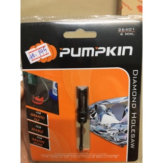 ดอกโฮลซอเพชรเจาะแกรนนิตโต้ 4mm 1.7x7.6 cm Pumpkin 26401