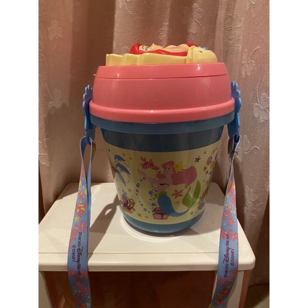 ถังป๊อปคอร์น ลาย Ariel the little mermaid Tokyo Disney sea