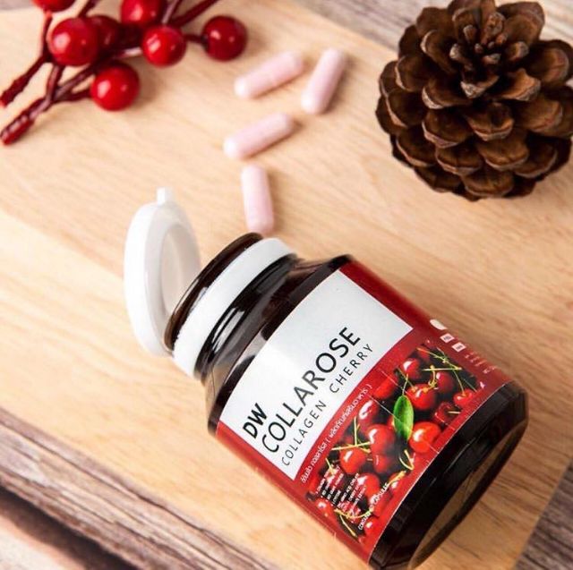 DW Collarose ดีดับบลิว คอลลาโรส คอลลาเจน 1 กระปุก = 60 แคปซูล