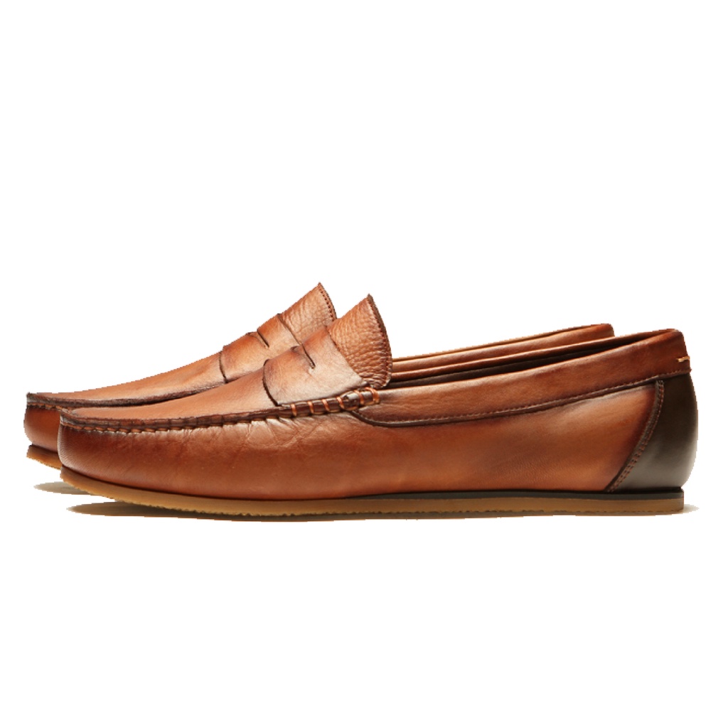 Pre-Order | MANGO MOJITO | Classic Penny Loafer | รองเท้าหนังชามัวร์ | Business/Office | สีน้ำตาล