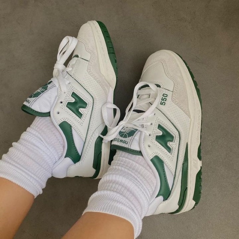 "New Balance 550 White Green"