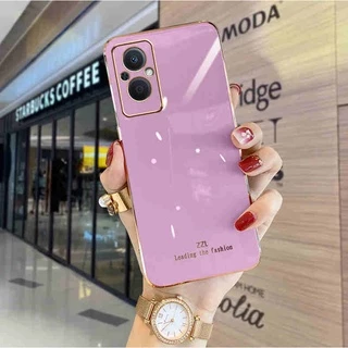 เคส oppo reno 8z 5g เคส oppo reno 7z 5g Reno7 Reno 2f Reno 6 Reno 6Z 5G Reno5 Reno 4 เคสโทรศัพท์แฟชั่นขอบตรง ZB