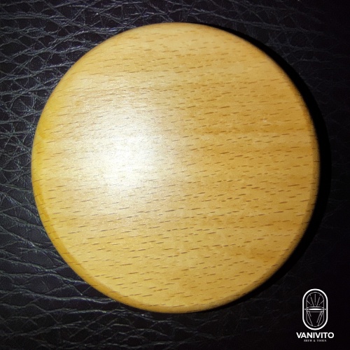 Wooden Cover for APresso A1, 800N, 500N ฝาไม้ สำหรับโถตัวตบผงไล่กาแฟ by VANIVITO