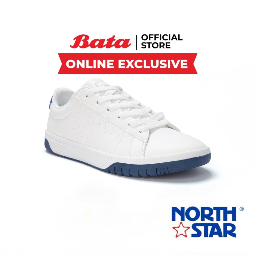 Bata บาจา ยี่ห้อ North Star รองเท้าผ้าใบสนีคเกอร์แฟชั่น แบบผูกเชือก ดีไซน์เท่ห์  สำหรับผู้หญิง รุ่น Adesina สีขาว 5201015