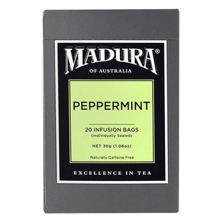 Madura Peppermint Tea มาดูร่า ชาเปปเปอร์มินท์ 1.5g x 20teabags