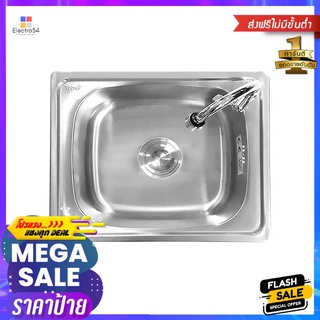 ซิงค์ฝัง 1หลุม TECNOSTAR 10500 สเตนเลสBUILT-IN SINK TECNOSTAR 10500 1B STAINLESS STEEL