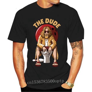 แขนสั้นcrew neckขายดี เสื้อยืดแขนสั้น พิมพ์ลายภาพยนตร์ The Big Lebowski The Dude สไตล์ฮิปฮอป ฮาราจูกุ สตรีท สําหรับผู้ชา