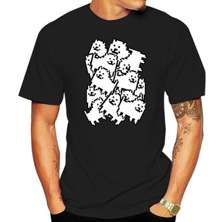 เสื้อยืดผู้ เสื้อยืด พิมพ์ลายการ์ตูนเกม Undertale Annoying Dog ของขวัญแฟนหนุ่ม S-5XL