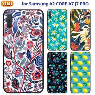 เคส SAMSUNG A04 A04S A13  A23 A33 A53 A73 A03 A52s A52 A72 A12 M12 5G A01 A2 Core   โทรศัพท์มือถือพิมพ์ลายดอกไม้สไตล์วินเทจ สำหรับ