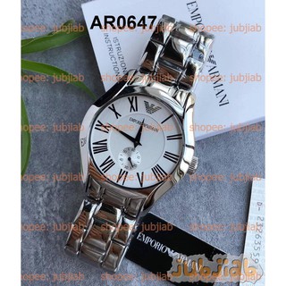 [Pre] AR0647 AR0680 43mm AR0648 AR0681 35mm Mens Ladies Watch Emporio Armani นาฬิกาผู้ชาย นาฬิกาผู้หญิง