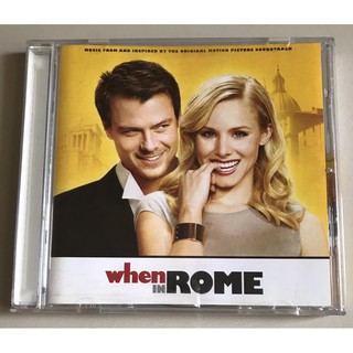 ซีดีเพลง ของแท้ ลิขสิทธิ์ มือ 2 สภาพดี...ราคา 199 บาท อัลบั้ม Soundtrack หนัง “When in Rome”