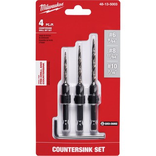 ชุดดอก Milwaukee Countersink Drill Bit Set 48-13-5003