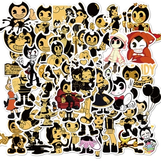 Bendy And The Ink Machine สติ๊กเกอร์กันน้ํา 50 ชิ้น / แพ็คสําหรับติดตกแต่งแล็ปท็อปกระเป๋าเดินทาง