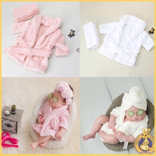 ↂOMG★ Bathrobes Wrap Newborn Photography Props Baby Photo Shoot Accessories