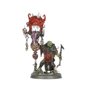 Warhammer AOS : Orruk Warclans : Murknob with Belcha-banna