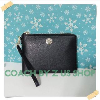 พรีฯ Tory Burch wristlet black/red