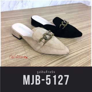 MJB-5127 รองเท้าส้นสูงหัวแหลมแบบสวม