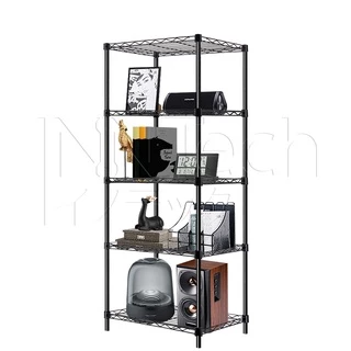 InnHome ชั้นวางของเหล็ก 5 ชั้น วางของ เก็บของ อเนกประสงค์ รองรับน้ำหนักได้ถึง 150 กก. ขนาด 160*55*35cm รุ่น Z5