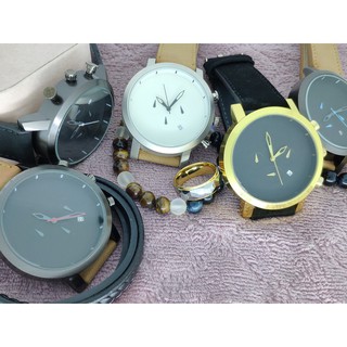 Watch Men Minimal นาฬิกาข้อมือ จับเวลา กันน้ำ ธุรกิจ นาฬิกาข้อมือผู้ชายนาฬิกาผู้ชาย