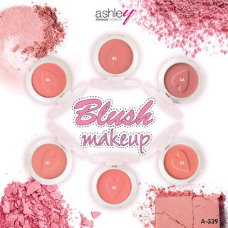 🌟 บลัชออน แอชลีย์ ASHLEY BLUSH MAKEUP A-339