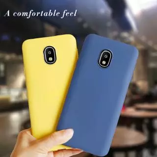 Samsung Galaxy J7 Pro J730G J730F SM-J730G 2017 Casing Candy Color Soft Silicone TPU Cover