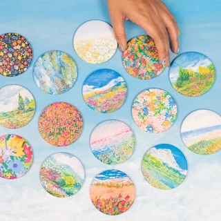 pocket mirror กระจกพกพา ขนาดกระทัดรัด มีหลายลายให้เลือก