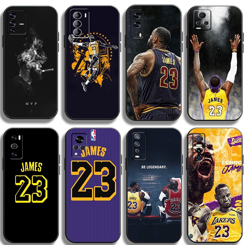 Vivo T1 Y10 Y15S Y15A T1X T1 Y75 Y21T Y53S LeBron James 23 เคสโทรศัพท์ Lakers