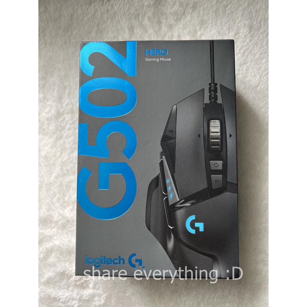 เมาส์เกมมิ่ง LOGITECH G502 HERO RGB Gaming Mouse มือสอง ประกันเหลือ 1 ปีเต็ม