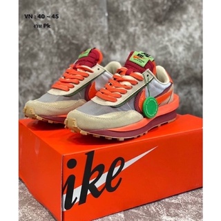 Nike X Sacai LDWaffle (size40-45) Cream Orange